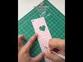 DIY aesthetic bookmark#YouTube shorts#craft - tastic