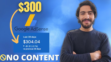 Earn $300/Month From Google AdSense Without Writing Articles