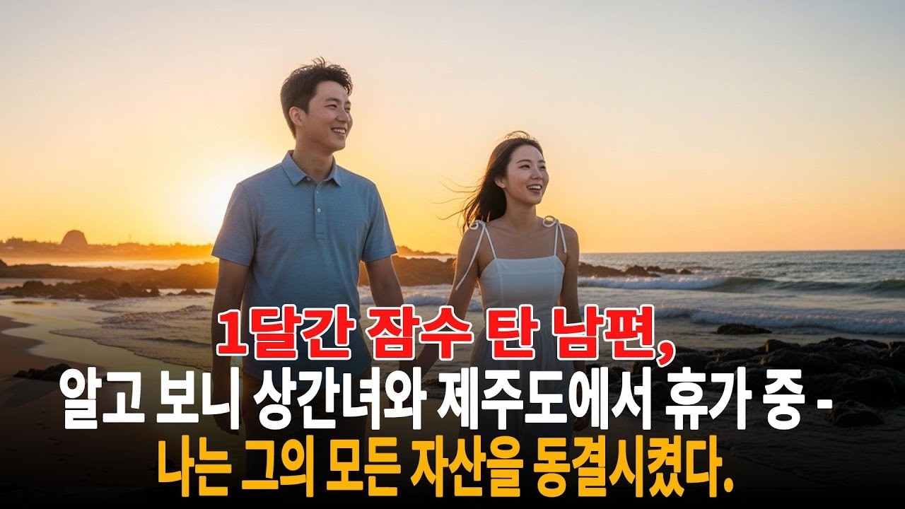 1달간 잠수 탄 남편, 알고 보니 상간녀와 제주도에서 휴가 중   나는 그의 모든 자산을 동결시켰다 ㅣ황혼연애ㅣ노후사연ㅣ재혼