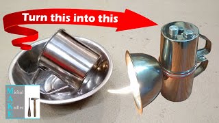 DIY carbide lamp making
