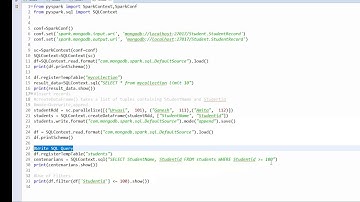 Read/Write data from MongoDb using Spark