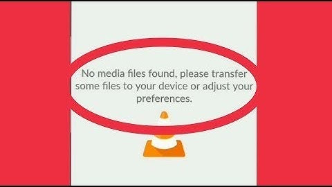 VLC Player Video Not Showing Problem Solve (No Media Files Found)