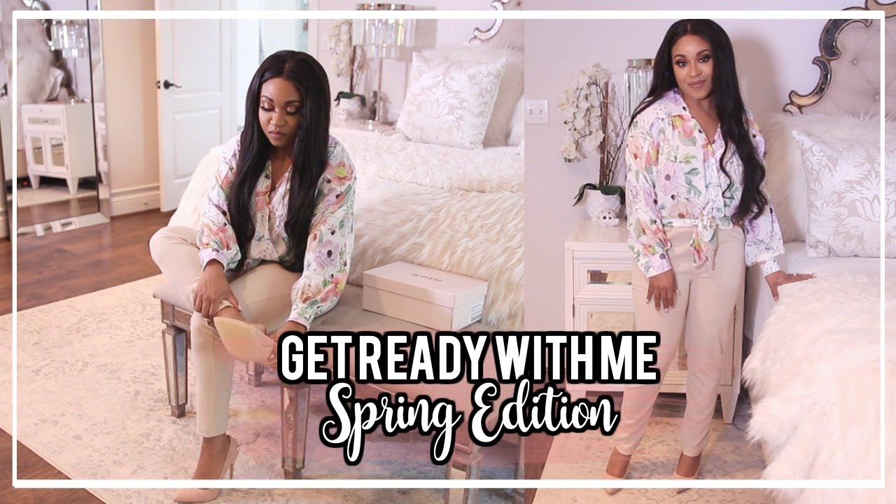 Spring Get Ready With Me | Makeup, Hair + Outfit Inspiration!