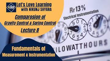 Lecture 8 | Comparison of Gravity Control & Spring Control | Gujarati | NIKUNJ D SHYARA