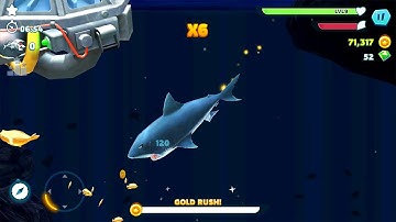 Hungry Shark Evolution GREAT WHITE SHARK Gameplay - (iOS, Android) Part 4