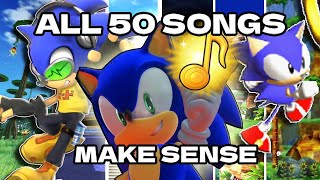 Making Sense of All 50 Unlockable tracks in SONIC GENERATIONS