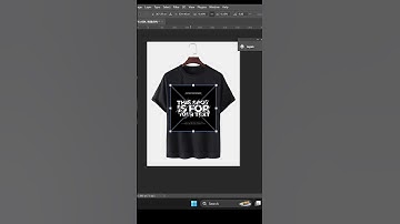 Thumbnail of "T-Shirt Mockup in SECONDS! Photoshop Quick & Easy Tutorial😱 "#shorts #adobephotoshop #tips