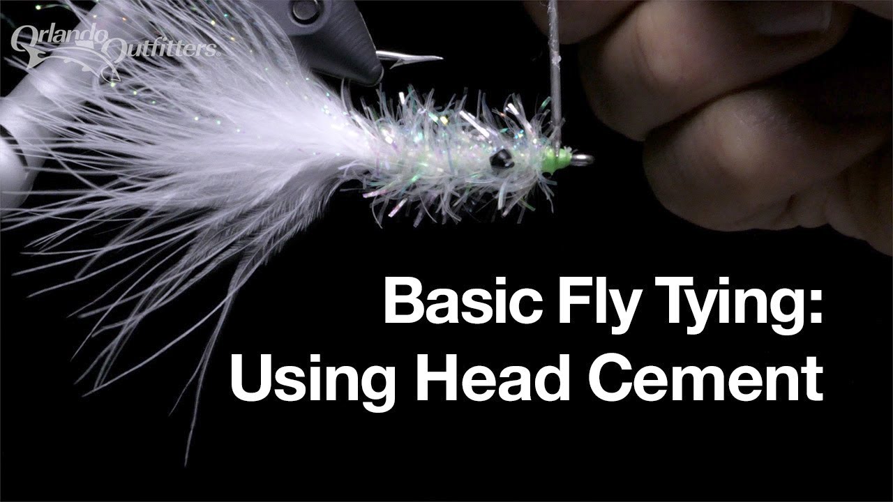 Basic Fly Tying How to Apply Head Cement YouTube