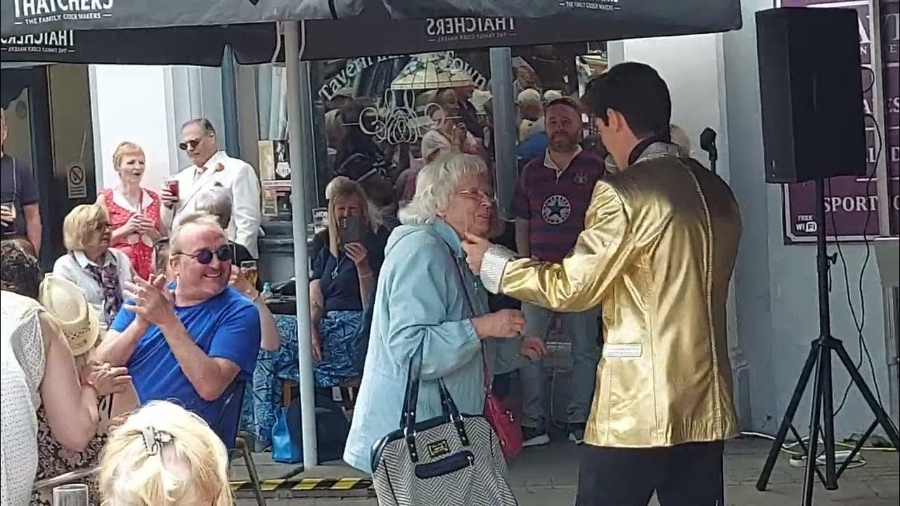 Emilio Santoro as Elvis, Tonight is so right for Love Weston super Mare