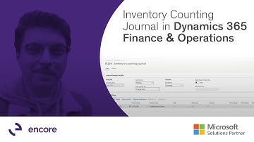 Inventory Counting Journal in Dynamics 365 Finance & Operations