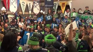 The 12th Woman sings on the Today Show Seahawks rally