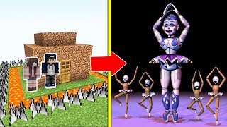 BALLORA FNAF Tấn Công Nhà Được Bảo vệ Bởi bqThanh và Ốc Trong Minecraft