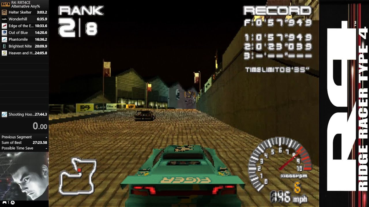 Drt Ridge Racer R4: Ridge Racer Type 4 - Brightest Nite Speedrun Demo Remake 2 - DRT ...