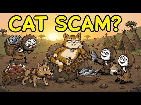 How did cats win over humans without obeying them?