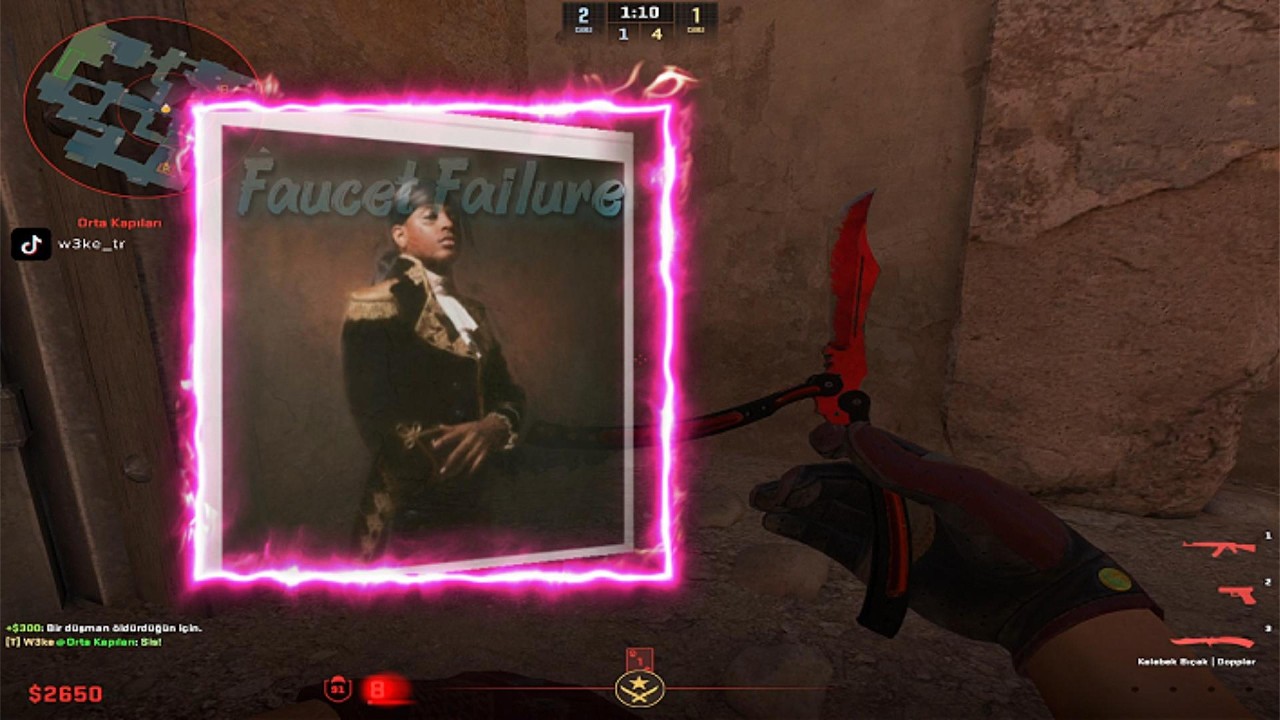 W3ke CS 2 Peek & 𝐅𝐚𝐮𝐜𝐞𝐭 𝐅𝐚𝐢𝐥𝐮𝐫𝐞