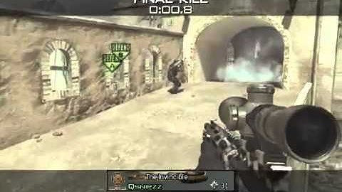 RANDOM QUICKSCOPE OFF CLIFF FINAL KILL / MW3 QUICKCLIPS