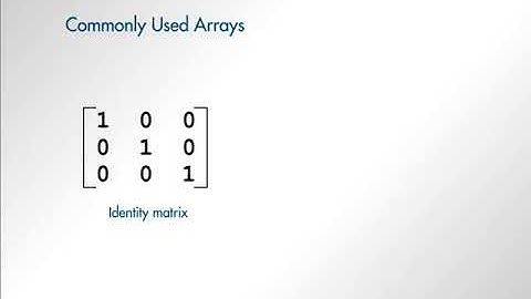 Array Creation Functions, Motivation
