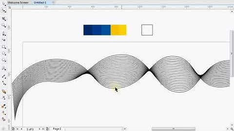 make wave sound effect in Corel draw. #shorts #designtips #graphicdesign