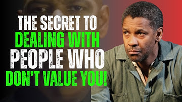 Why Silence Is the Most Powerful Response to Being Ignored | Denzel Washington Motivation
