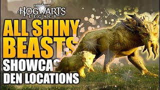 Hogwarts Legacy - ALL SHINY BEASTS + Where to Find Beast Den Locations