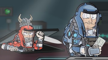 AMONG US - Short Animation - "swipe card"