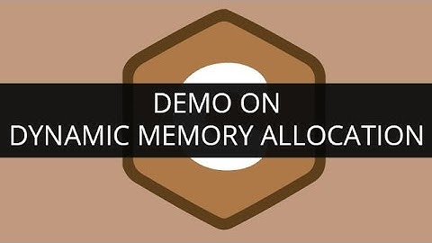 Demo on Dynamic Memory Allocation | C Programming | Edureka