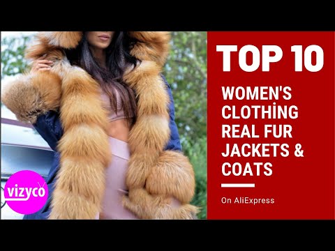 Top 10! Women's Clothing Real Fur Jackets & Coats on AliExpress