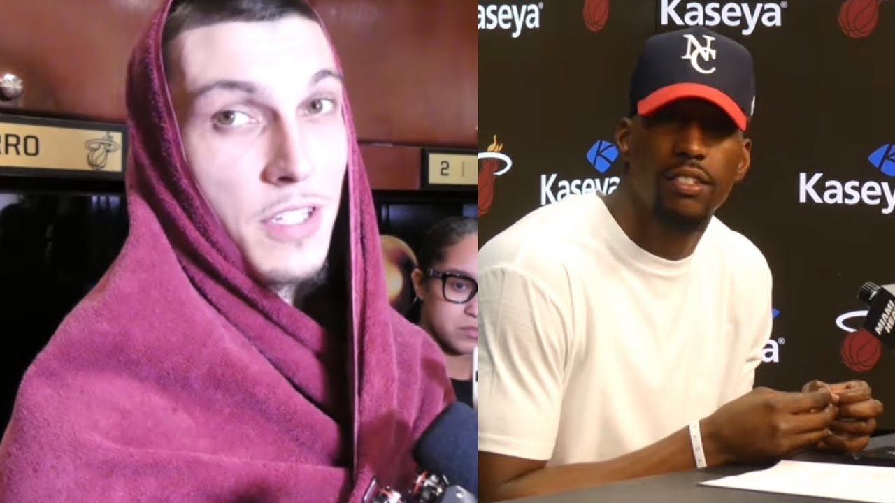 Тайлер Херро и Бэм Адебайо обсуждают победу «Майами Хит» над «Нетс», новые технические фолы и вкл...