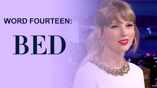 Taylor Swift Word Association Game #1