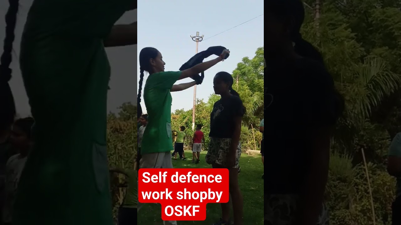 self defence work shopby omsudha kutumbkum Foundation Chaterpur Delhi at DLF Gaziabad