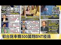 郭董申購「500萬劑BNT疫苗」 曾馨瑩「遞件完成」！ 網掀「感謝乾爹潮」！【平論無雙】精華篇 2021.06.01-2 平秀琳 林氏璧 王世堅 王育敏 單厚之