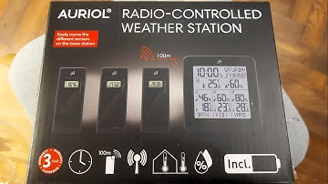 LIDL Auriol Radio Controlled Weather Station 20240121