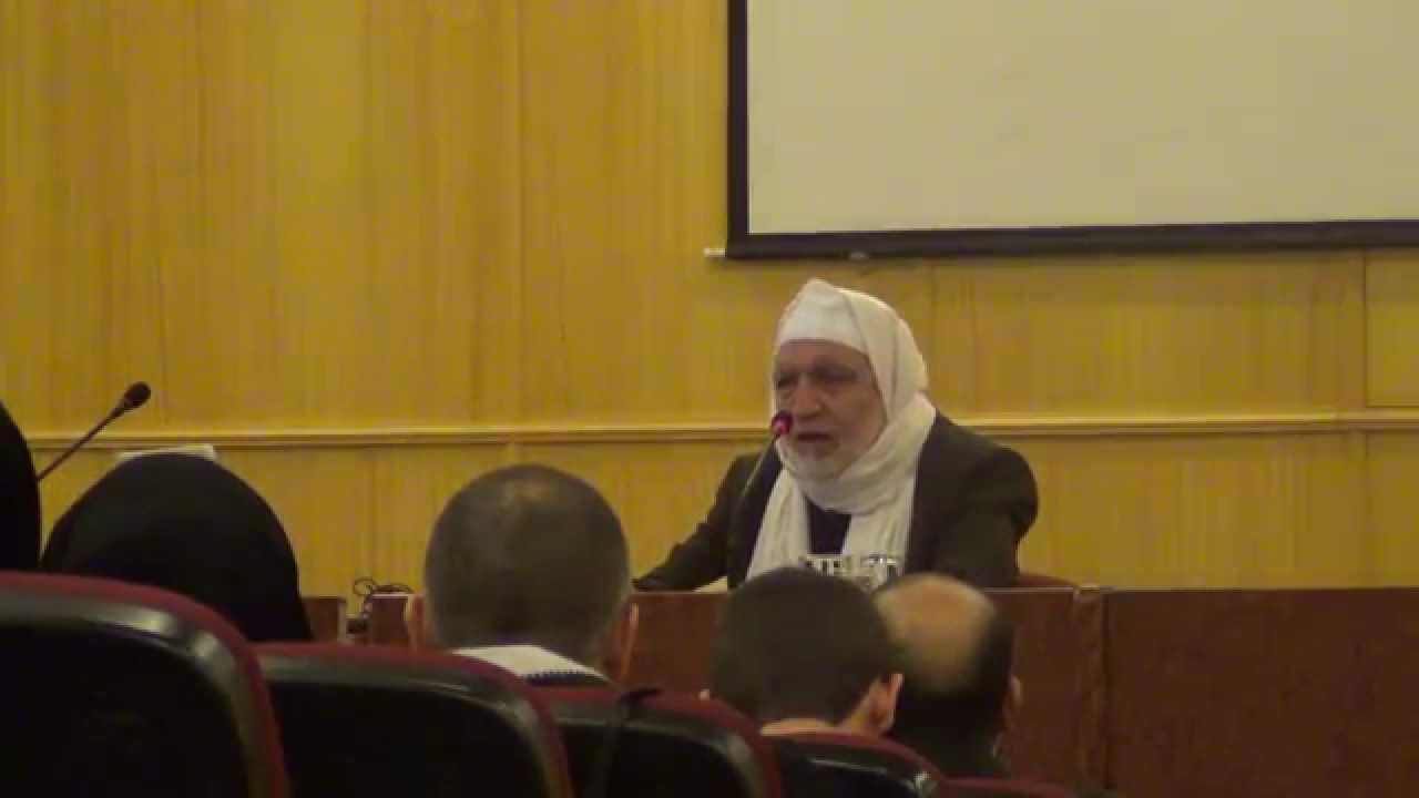 محاضرة بعنوان اللامذهبية في الفقه الإسلامي للشيخ أسامة الرفاعي جامعة 29مايس 29 12 2014