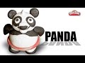 Play Doh Panda | How to Make Panda | Learn Play Doh