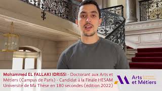#8 Présentation des candidats - MT180 Édition 2022 - Mohammed EL FALLAKI IDRISSI