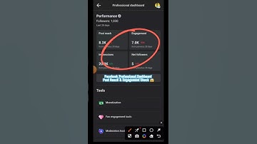 Facebook Professional Dashboard Post Reach & Engagement Check 😱 #shorts #facebook #viral #yt