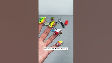 Mồi cá sắt ViB Mini kim loại xoay #fishing #xuhuong #anhthufishing #cauca