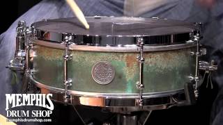 Stanton Moore Drum Company 14 x 4.5 Spirit of New Orleans Steel Snare Drum - Katrina Patina