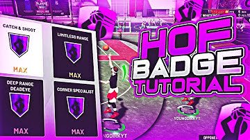 FASTEST/EASIEST METHODS TO GET ALL HOF SHARPSHOOTER KEY BADGES - NBA 2K19