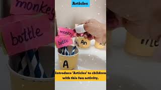 Articles A An The for kids/ Articles TLM, Articles activity/ Usage of a, an and the/English Grammar