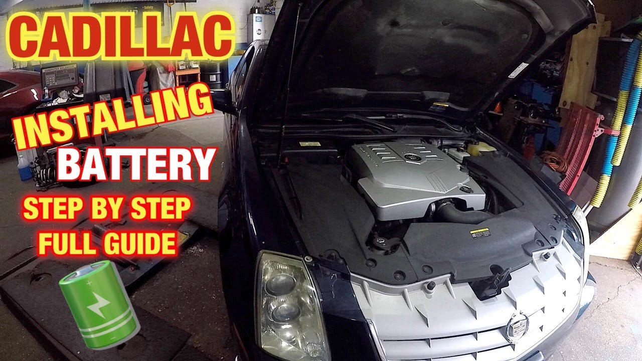 How to replace battery on Cadillac STS | Battery change on Cadillac