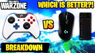 WHICH IS BETTER! CONTROLLER OR MOUSE & KEYBOARD for WARZONE! (Call of Duty Warzone)