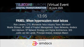 Telecoms Europe Digital Transformation | Hyperscalers & telcos - Microsoft, Amdocs, SES, Analysys Ma