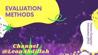HCI Evaluation Methods