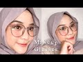 Makeup look untuk yang berkacamata!! (no foundation) | Makeup tutorial for glasses wearer 👓