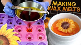 How I Make and Package Sunflower Wax Melts | MO River Soap