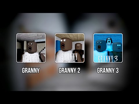 Granny Vs Granny Chapter Two Vs Granny 3 Roblox Multiplayer Full Gameplay | Granny 1 2 3 Roblox