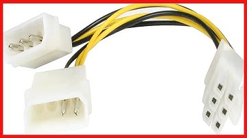 StarTech com 6in LP4 to 6 Pin PCI Express Video Card Power Cable Adapter   Power adapter