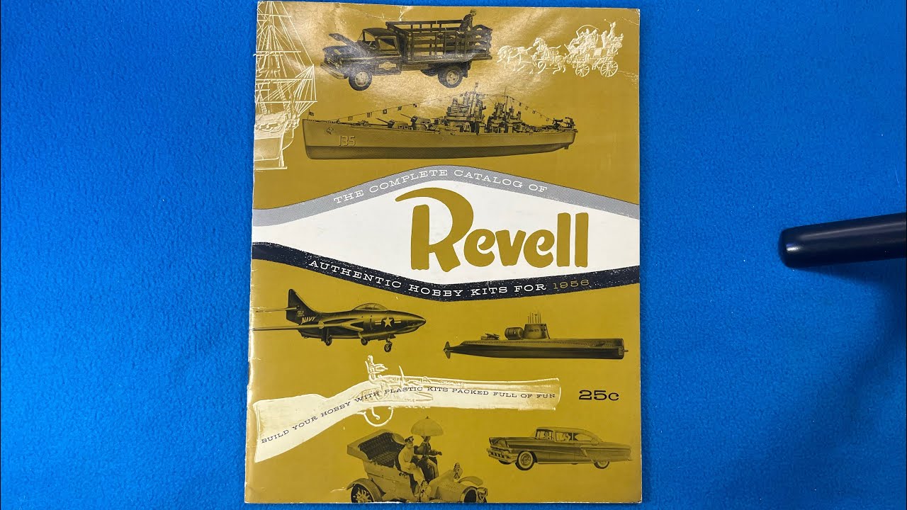 Revell 1956 Full Catalog Vintage Model Kits