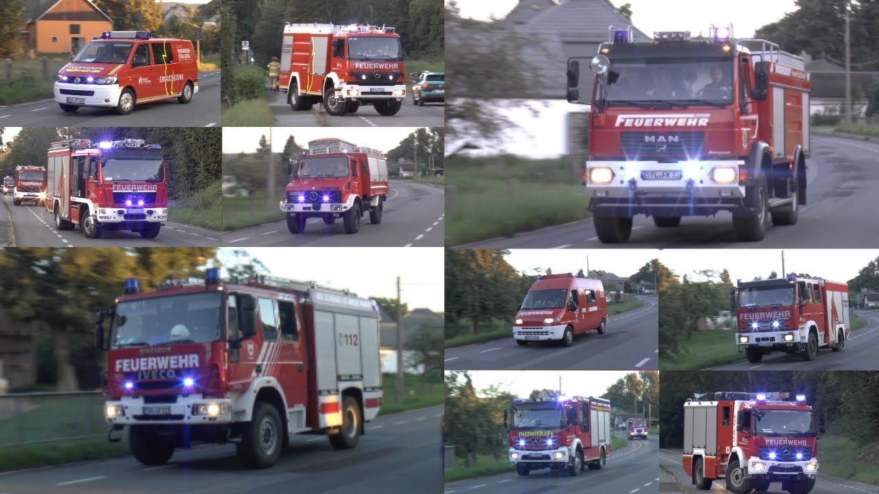 [BRAND EINES BAUERNHOFES] Einsatzfahrten und Pendelverkehr zur Abschlussübung in Gablenz am 08.09.23
